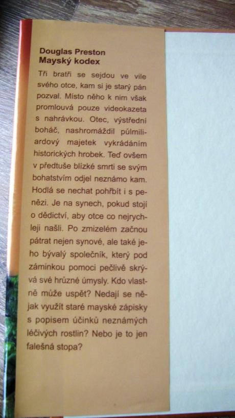 Kniha douglas preston mayský kodex, 