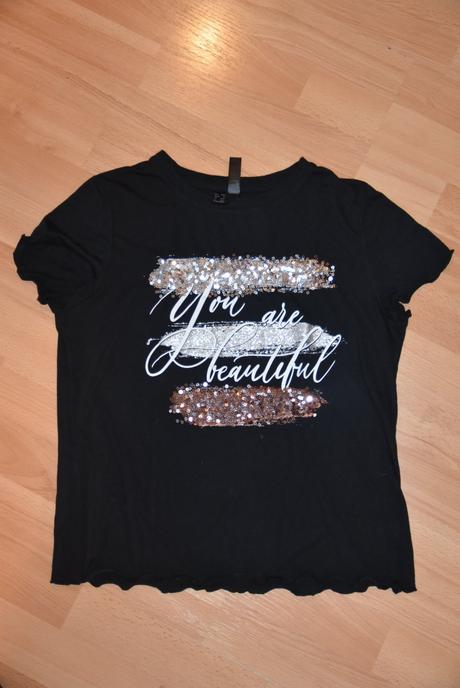 Tričko s flitrami, 36
