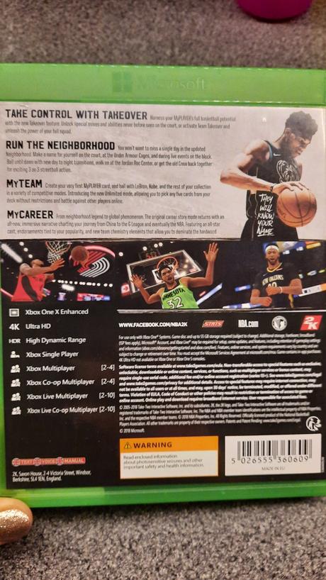 Nba 19 na x box one, 