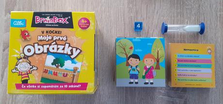 Brainbox v kocke - moje prvé obrázky - spol.hra 4+, 