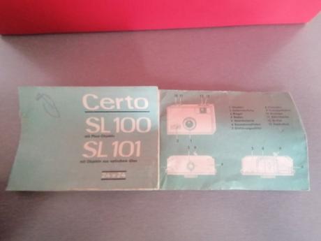 Vintage fotoaparát  certo sl 101, 