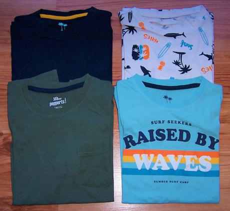 Tričká z bavlny 4ks, 146