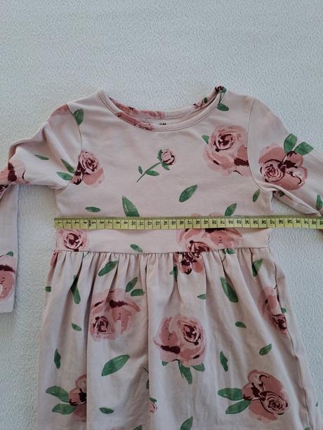 Set h&m vrubkovane tricka a saty 92, h&m,92