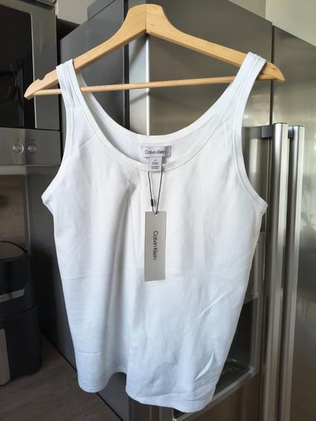 Calvin klein bavlnené tielko m-l, calvin klein,l / m