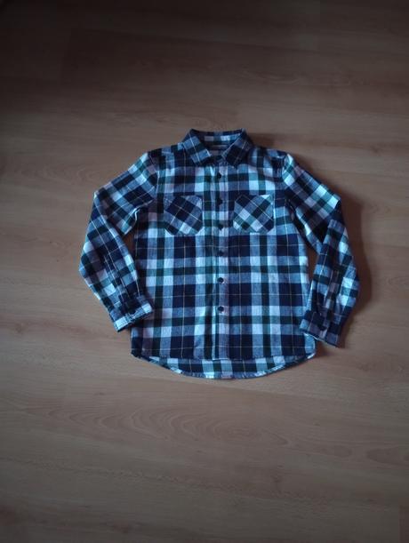 Košeľa káro 146/152, 146