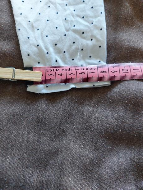 Biele tričko s bodkami, sinsay,128