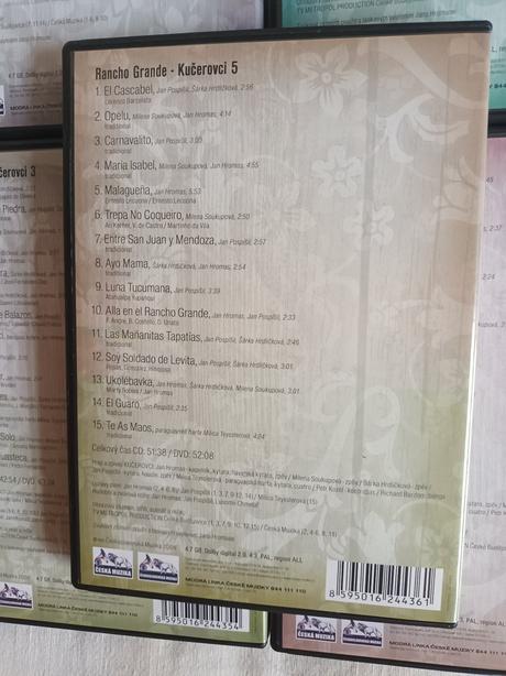 Kučerovci cd a dvd,