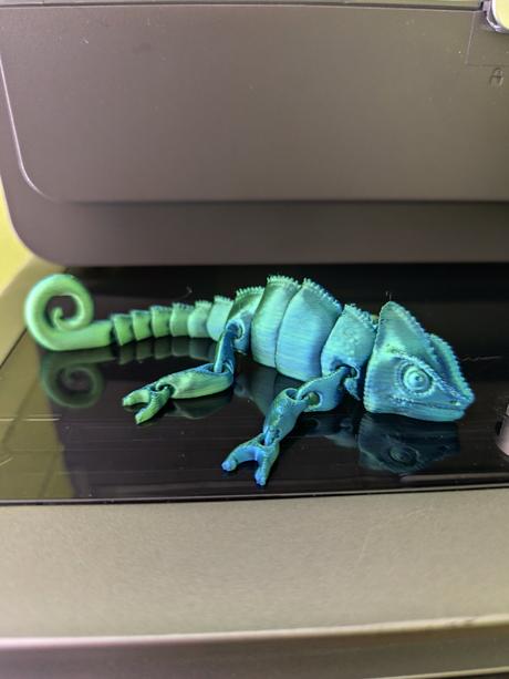 3d tlač chameleón, 