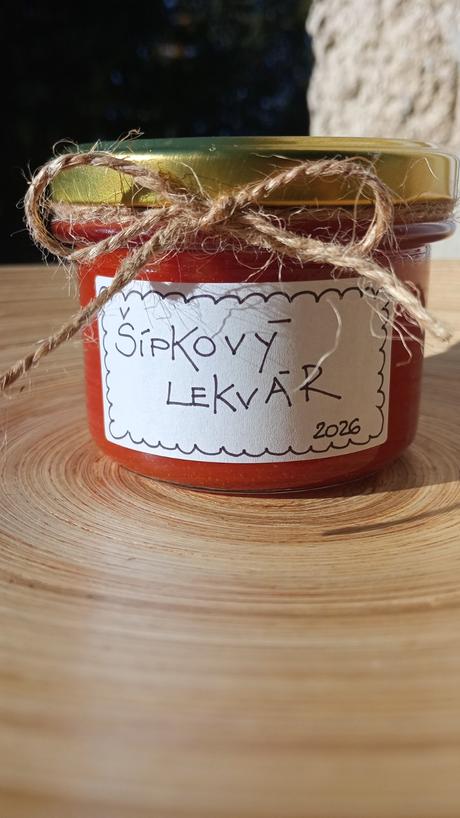 Domáci šípkový lekvár, 