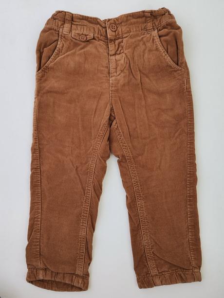 Zateplené menčestráky m&s, marks & spencer,86