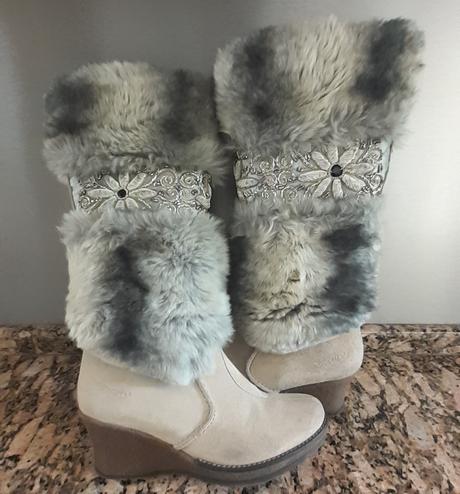 Kožušinové čižmy 37, tamaris,37