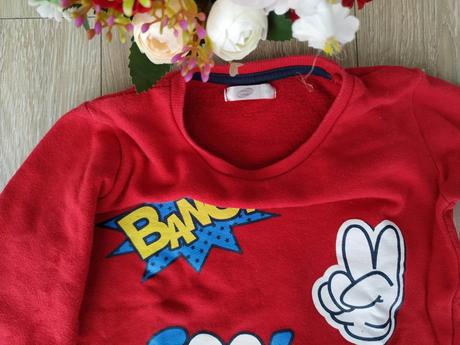 Červená mikina, veľk. 92, pepco,92