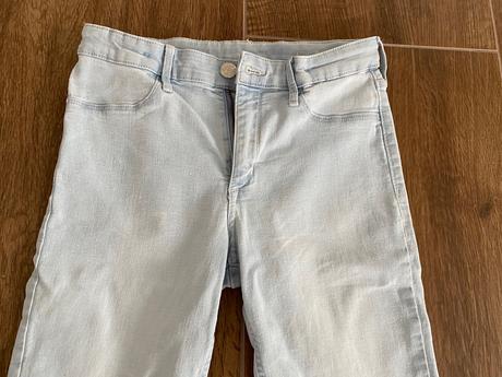 Bledomodré rifle, h&m,146