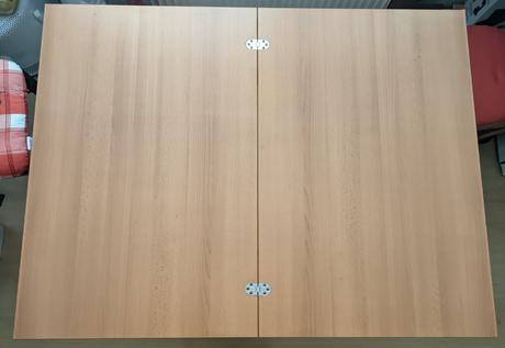 Rozkladací jedálenský stôl+3 stoličky, 