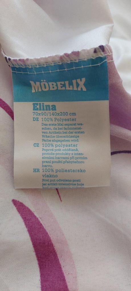 Posteľné obliečky kvetinové, 