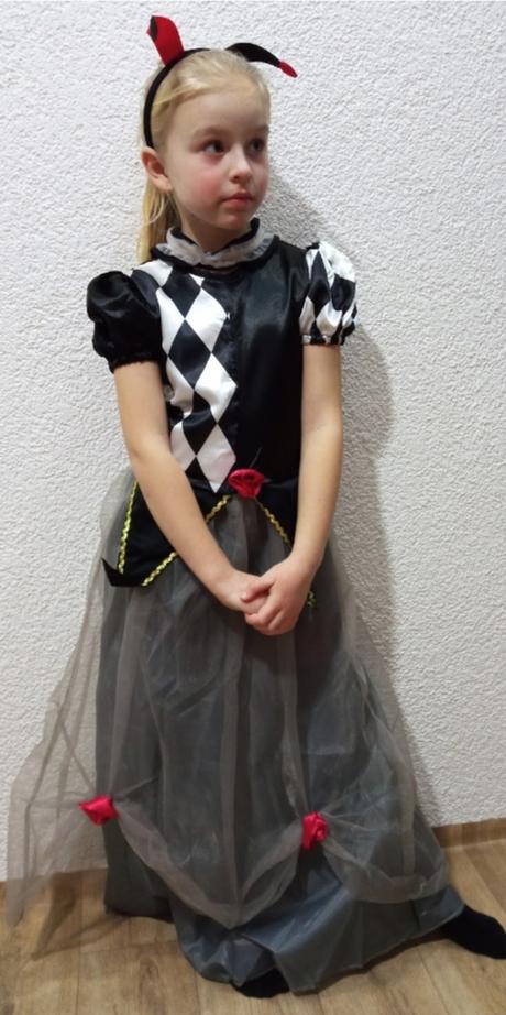 Kostým na karneval - harlekýnka, 