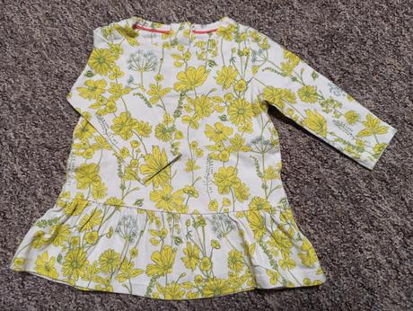 Žlté tričko kvietky, marks & spencer,62