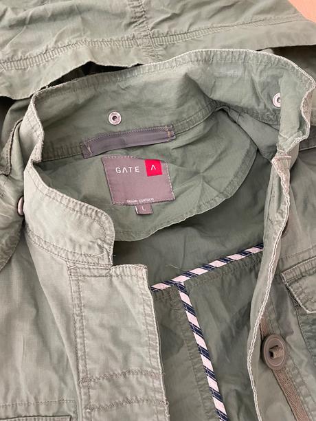 Bunda párka zelená, gate,l