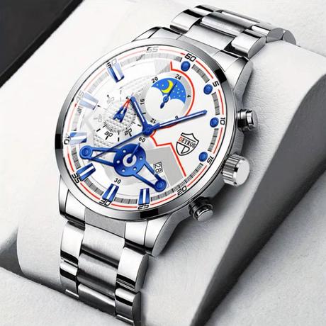 Elegantné pánske hodinky s funkciou kalendár, 