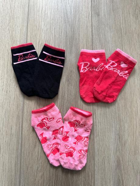 Detské letné ponožky barbie 28-30, barbie,30