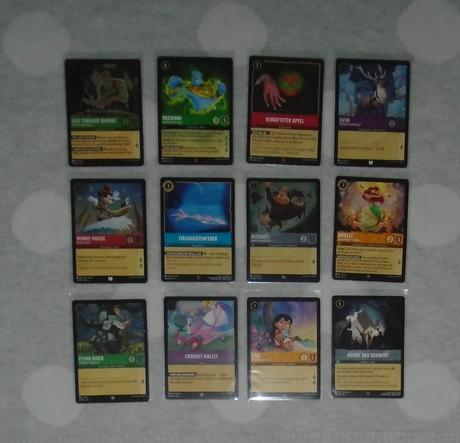 Lorcana disney nemecké karty,