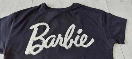 Tričko barbie s flitrami- nenosené, george,140