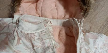 Ružova bunda, h&m,68