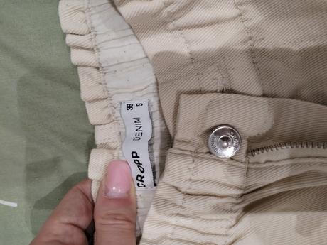 Cropp denim kratase riflove, denim,36