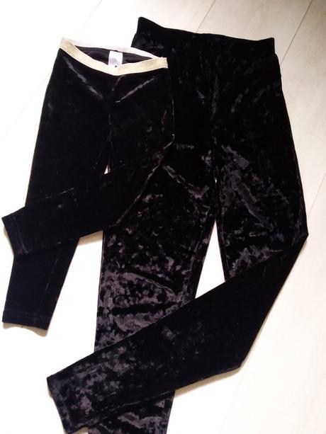 Dievčenské sametove legíny, palomino,98