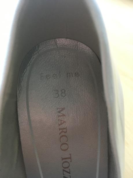 Kožené lodičky, marco tozzi,38