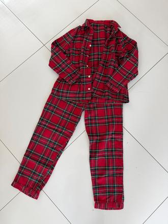 Vianočné pyžamo, h&m,140