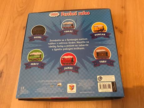 Knižky farebné rušne tomáš a kamaráti, 