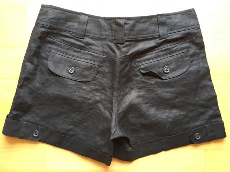 Slušné čierne krátke nohavice pas 42x2, promod,40