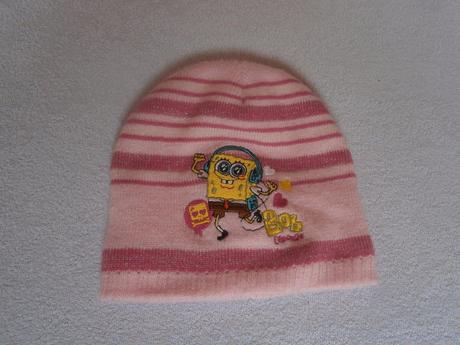 Čiapka + rukavice sponge bob, 122