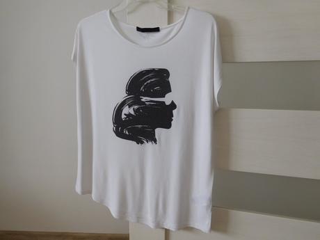 Karl lagerfeld tričko bavlnené s-ležérne,, s