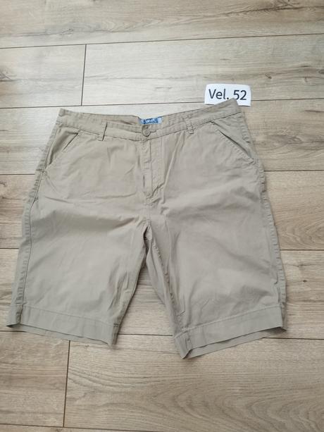 Krémové páske kraťasy, kik,52