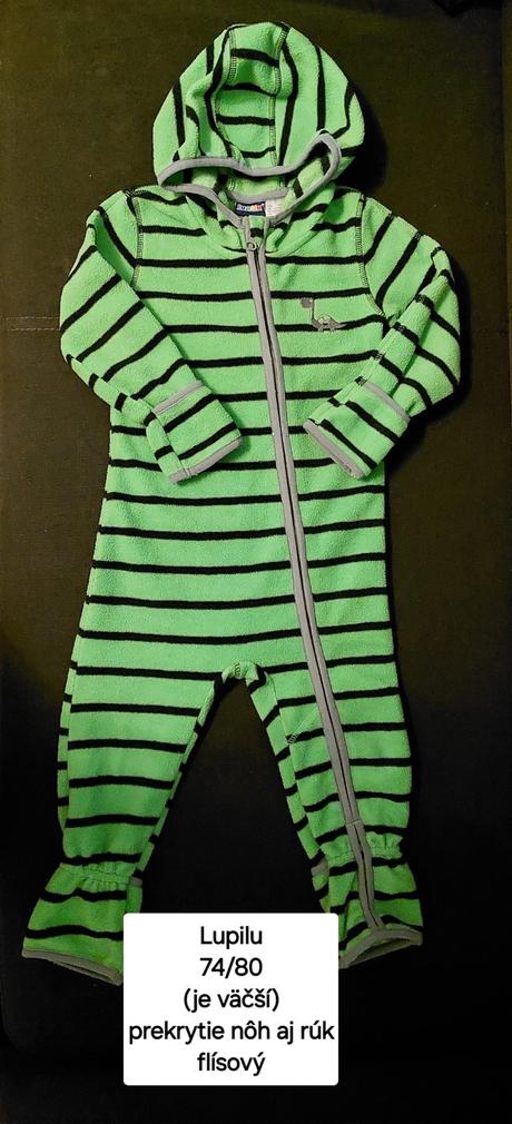 Flísový overal lupilu 74/80, lupilu,74