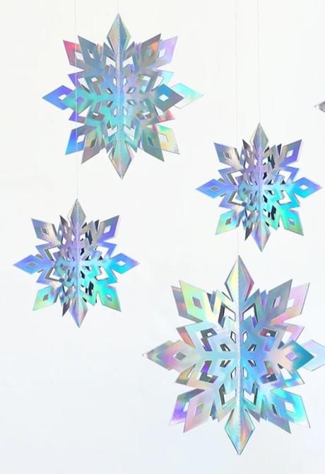 Dekorácie na detskú oslavu v štýle frozen, 