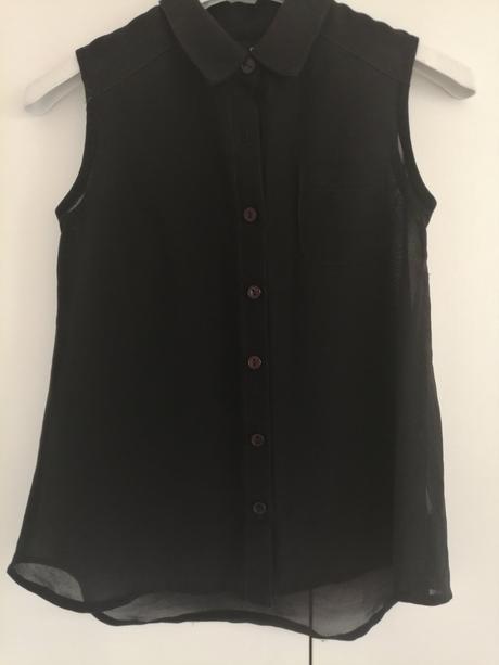 Blúzka čierna, jemná vel. 134, 134
