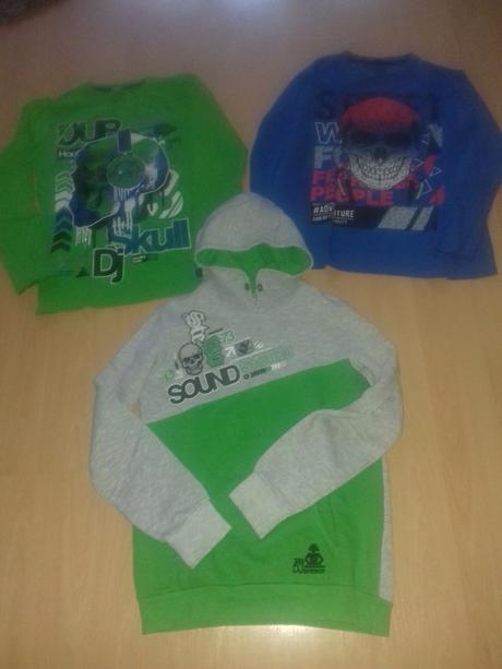 Lebkove 2 mikinky 146/152 3-tia predaná, 146