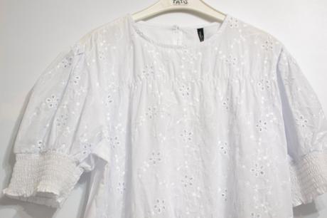 Biela madeirová blúzka m, m