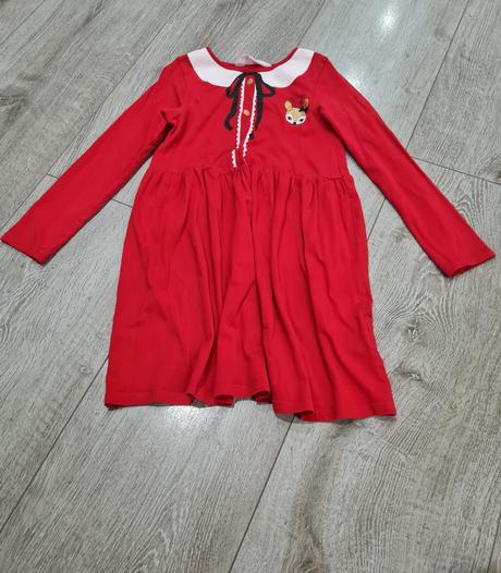 Vianočné šaty, h&m,128