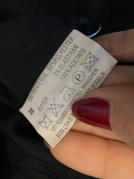 Dámske sako business čierne (38), m