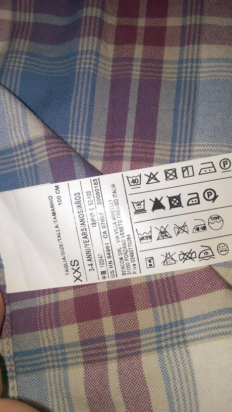 Elegantná košeľa značky benetton v super stave, benetton,104