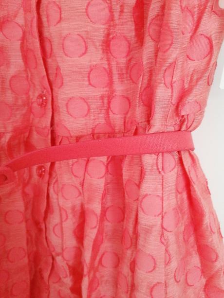 Lososove retro šaty, 44