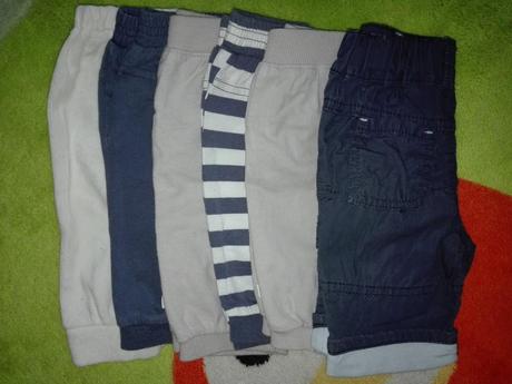 Nohavice, tepláky 6 kusov, 56