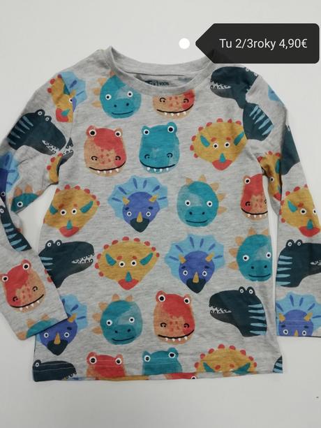 Tričko s dinosaurami, tu,98