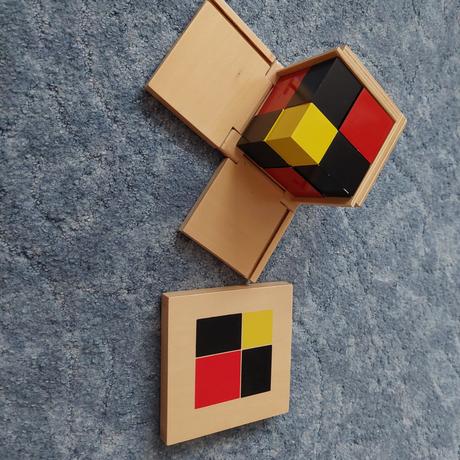 Binomicka kocka montessori,