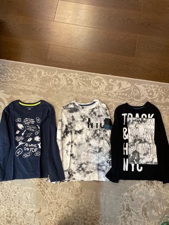 Trička s dlhym rukavom, 134