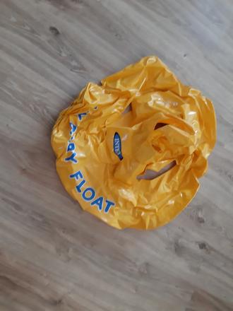 Intex nafukovací plavák žltý - okrúhly,